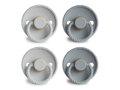 FRIGG french gray silver gray pacifier Rope latex (4-pack)